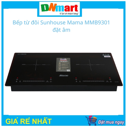 Bếp từ đôi Sunhouse Mama MMB9301 đặt âm
