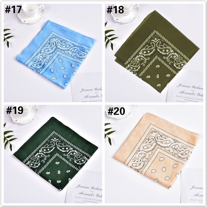 Khăn Choàng Cổ Bandana Nhiều Màu Siêu Rẻ