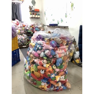 gấu bông móc khoá balo size 12-15cm
