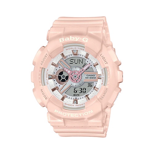 Đồng Hồ Casio Nữ dây nhựa BABYG BA-110RG-4ADR Chính Hãng