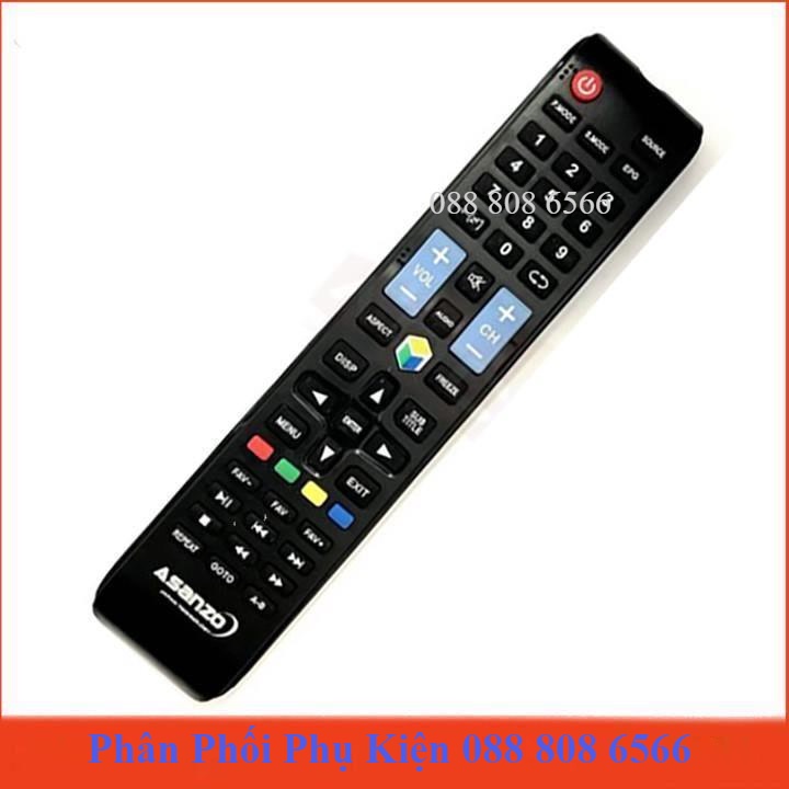 Điều khiển tivi Asazo - Remote tivi Asanzo - Điều khiển Asanzo - Remote Asanzo