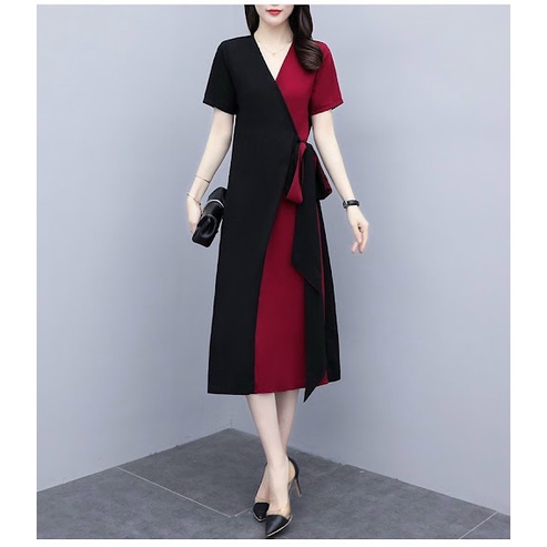 ĐẦM ÔM PHỐI MÀU ĐÍNH DÂY