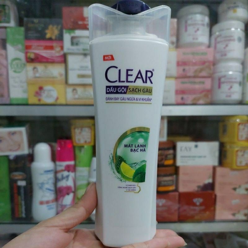 DẦU GỘI SẠCH GÀU CLEAR BẠC HÀ 340G, HÀNG CHÍNH HÃNG