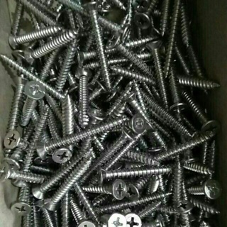 100 gr vít inox đầu bằng bắt nở nhựa
