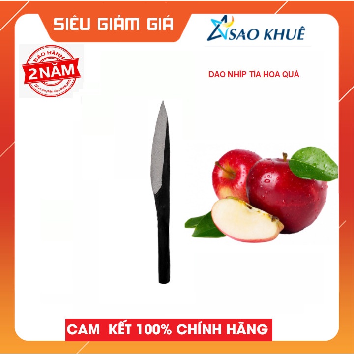 Dao tỉa hoa quả cán sắt làm từ nhíp xe chuyên để gọt tỉa hoa quả được sản xuất tại làng nghề gia truyền Đa Sỹ