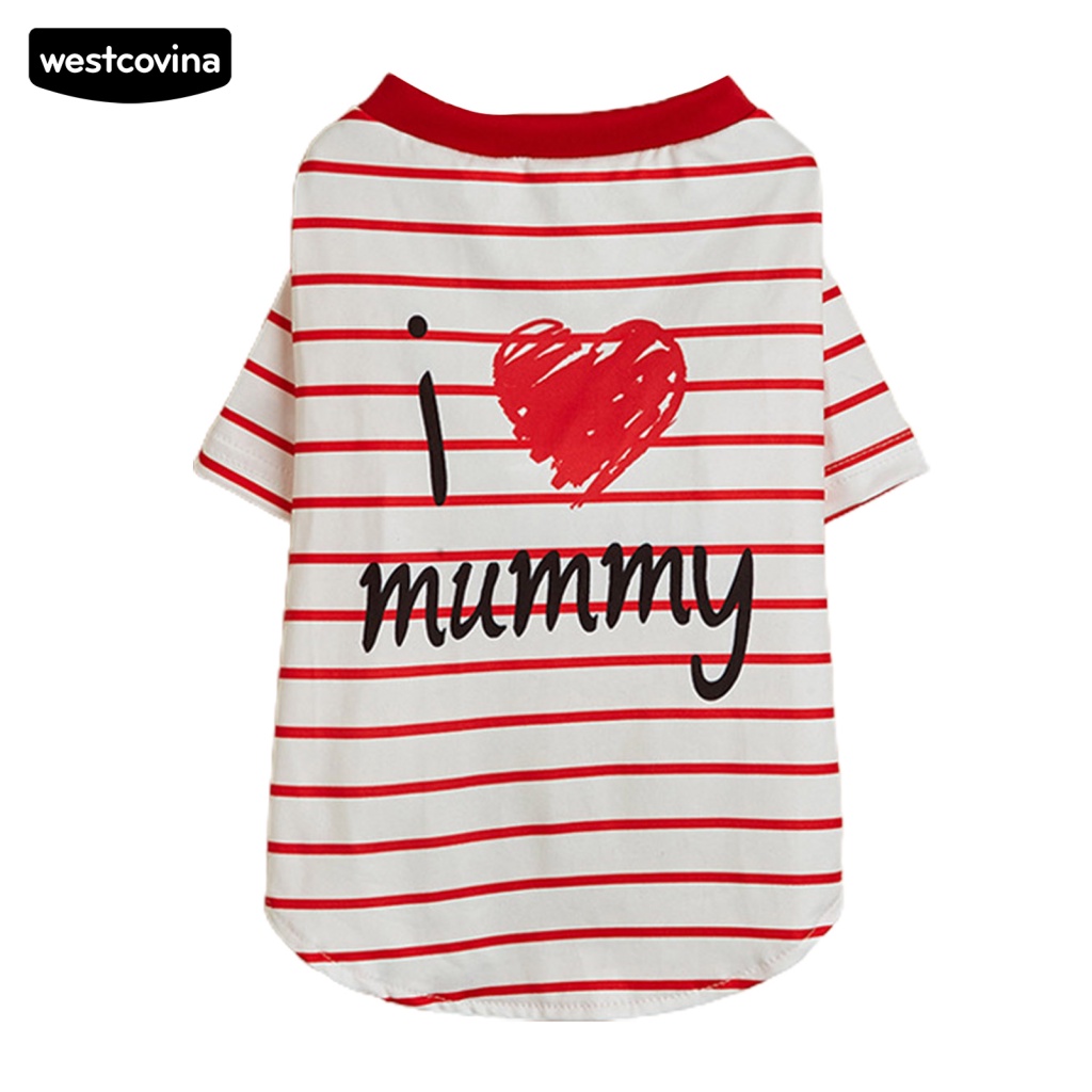 Áo Thun Chui Đầu Dễ Giặt Cho Thú Cưng