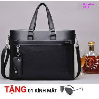 Túi xách da công sở cao cấp - Phong cách Quý Ông Lịch Lãm , đựng được laptop và nhiều đồ