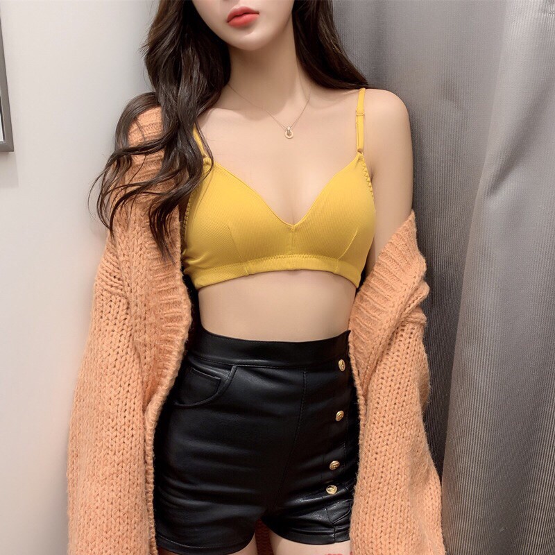 Áo Bra 901 Bralette Cotton Gân Mẫu Mới Nhất 2021
