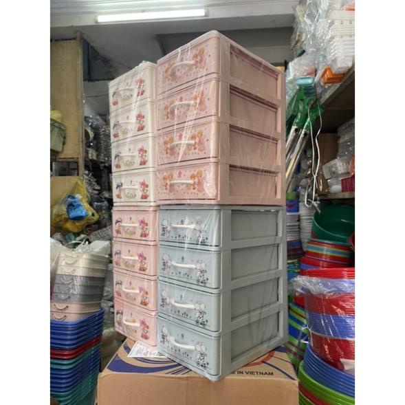 Tủ kệ đa năng đựng đồ để bàn tiện dụng. Tủ mini 3 tầng, 4 tầng, 5 tầng nhựa Việt Nhật