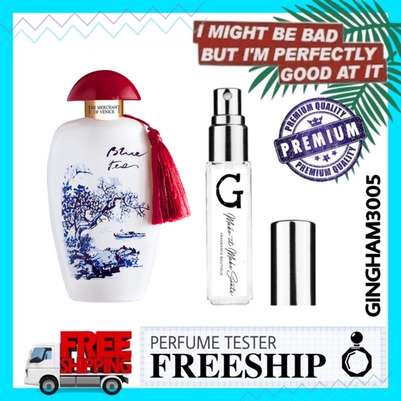 ✦GH✦ Nước Hoa Niche Blue Tea The Merchant of Venice Trà Xanh & Hoa Mộc Lan 5ml/10ml/20ml