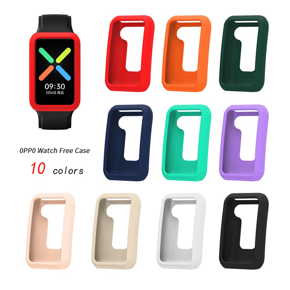 Ốp Silicone Bảo Vệ Mặt Đồng Hồ Thông Minh OPPO Watch Free