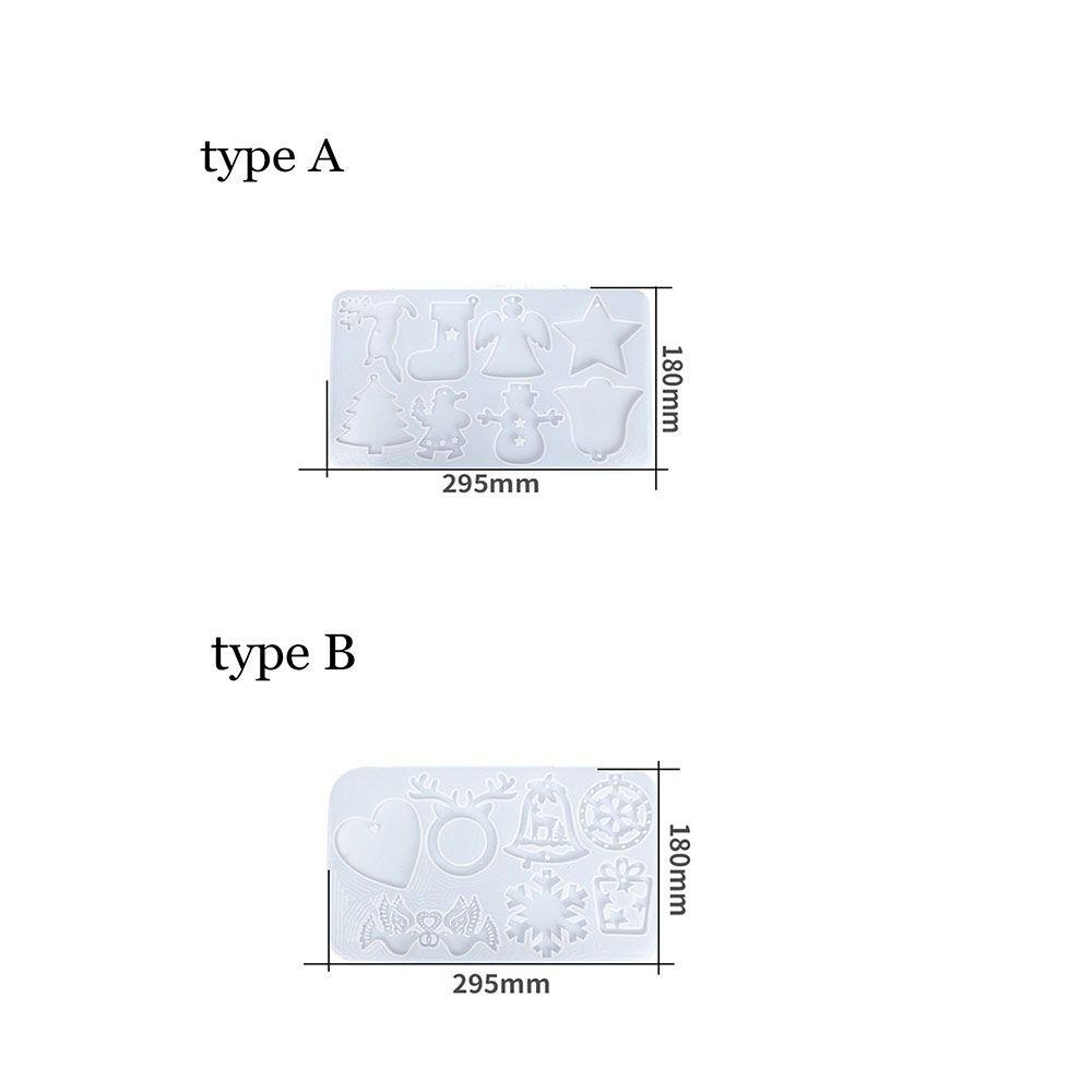 LAKAMIER Móc Chìa Khóa Bằng Resin Thủ Công DIY Phong Cách Giáng Sinh