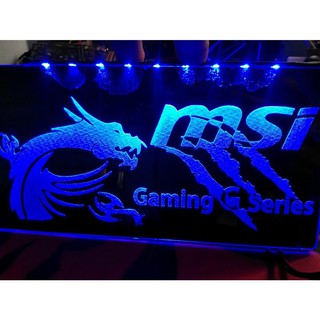 Backplate MSI GTX 1050Ti - RGB LED (khắc lazer)