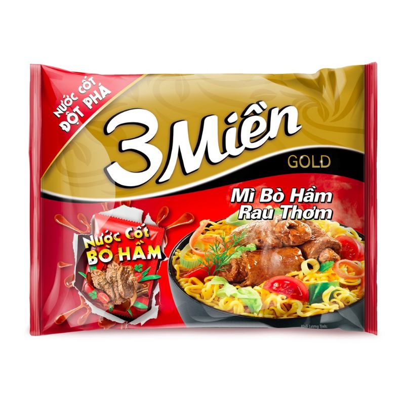5 gói mì ba miền sốt bò hầm