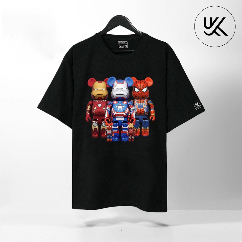 Áo Thun Tay Lỡ BearBrick, Áo phông unisex Form rộng Oversize, chất liệu Cotton. KKIMSHOP