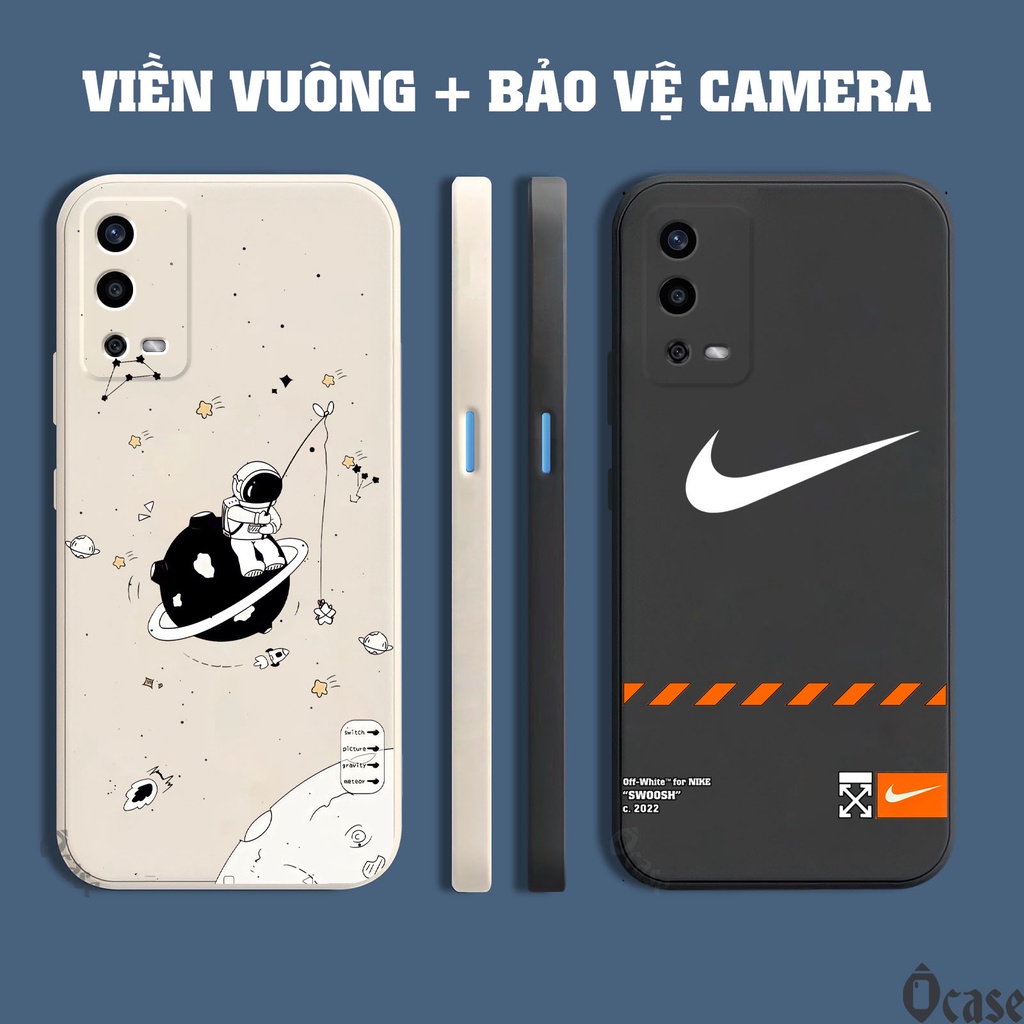 Ốp Lưng Oppo A55 In Hình Nasa Và Vũ Trụ Cạnh Viền Vuông Có Bảo Vệ Camera