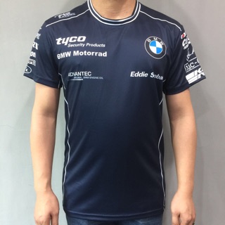 Áo thun không cổ tem BMW