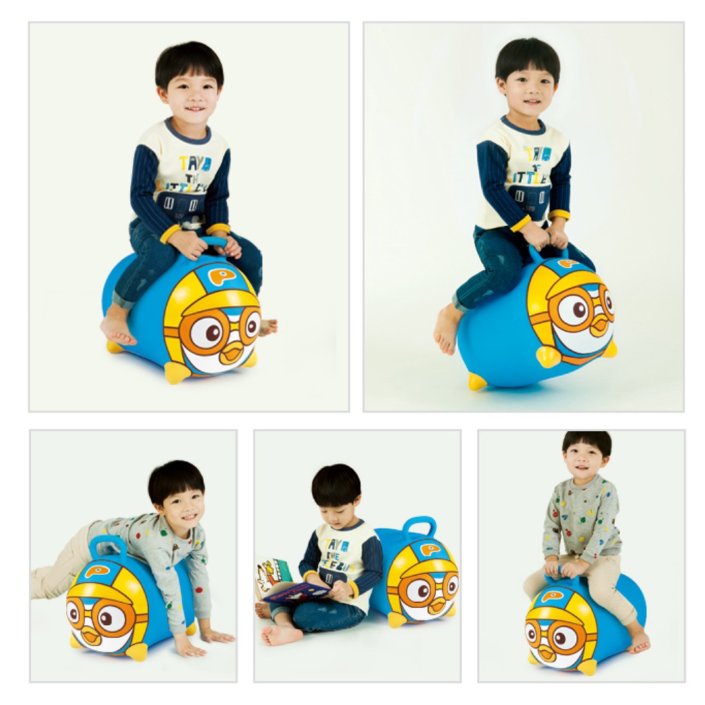 Thú Nhún Có Tay Cầm Pororo Jumping ball