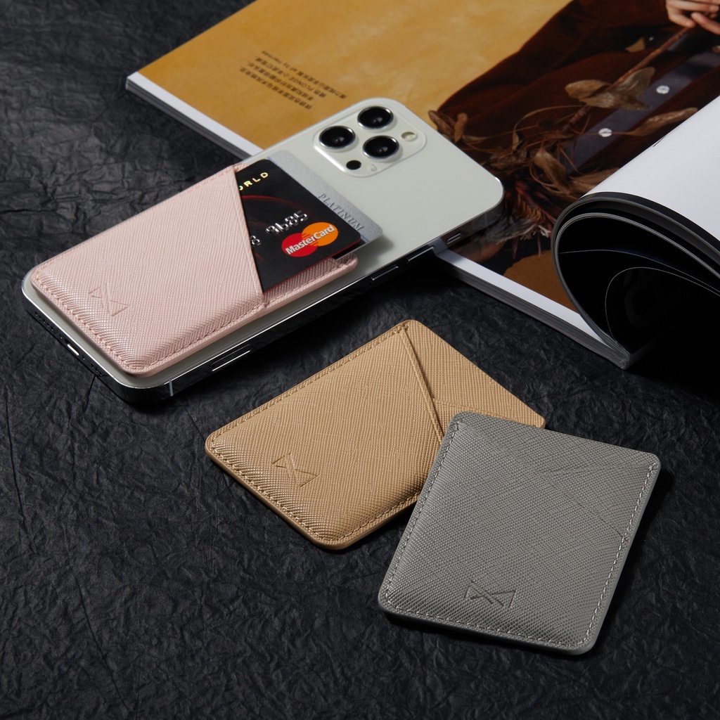 Điện Thoại Đa Năng Dính Lưng Đựng Thẻ 2 Khe Da Ví Bỏ Túi Miếng Dán Tín Dụng ID Unisex