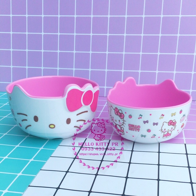 Chén 3D Hello Kitty