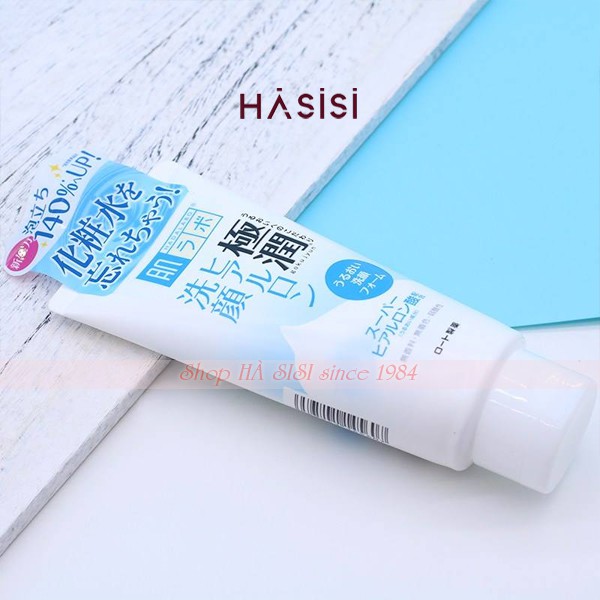 Sữa Rửa Mặt Làm Sạch Sâu Dưỡng Ẩm Da HADA LABO GOKUJYUN FACE WASH 100g (tuýp trắng)