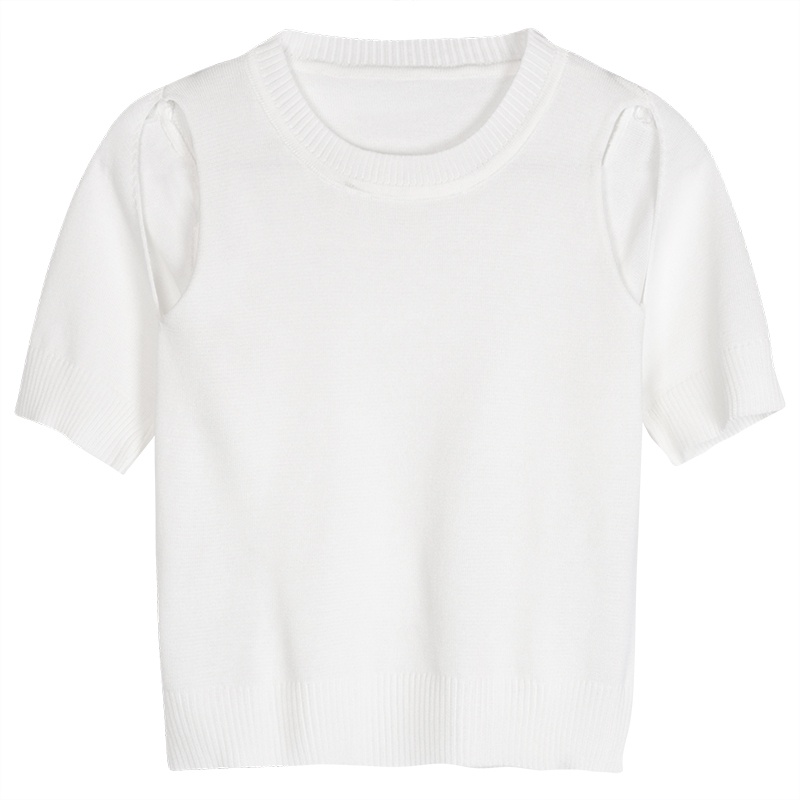 NRVP Áo Khoác Cardigan Dệt Kim Tay Ngắn Dáng Rộng Thiết Kế Mới Thời Trang Theo Phong Cách Hàn Quốc