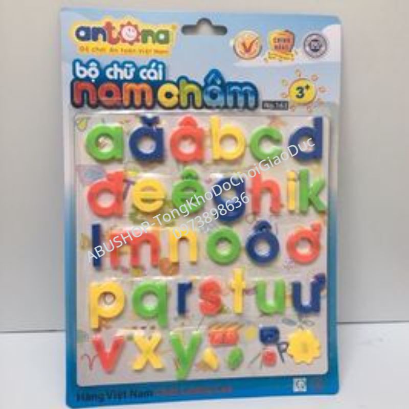 Đồ dùng học tập FREESHIP Bộ chữ số NAM CHÂM chính hãng, Mua combo được giảm thêm 20%[do choi tre em]1