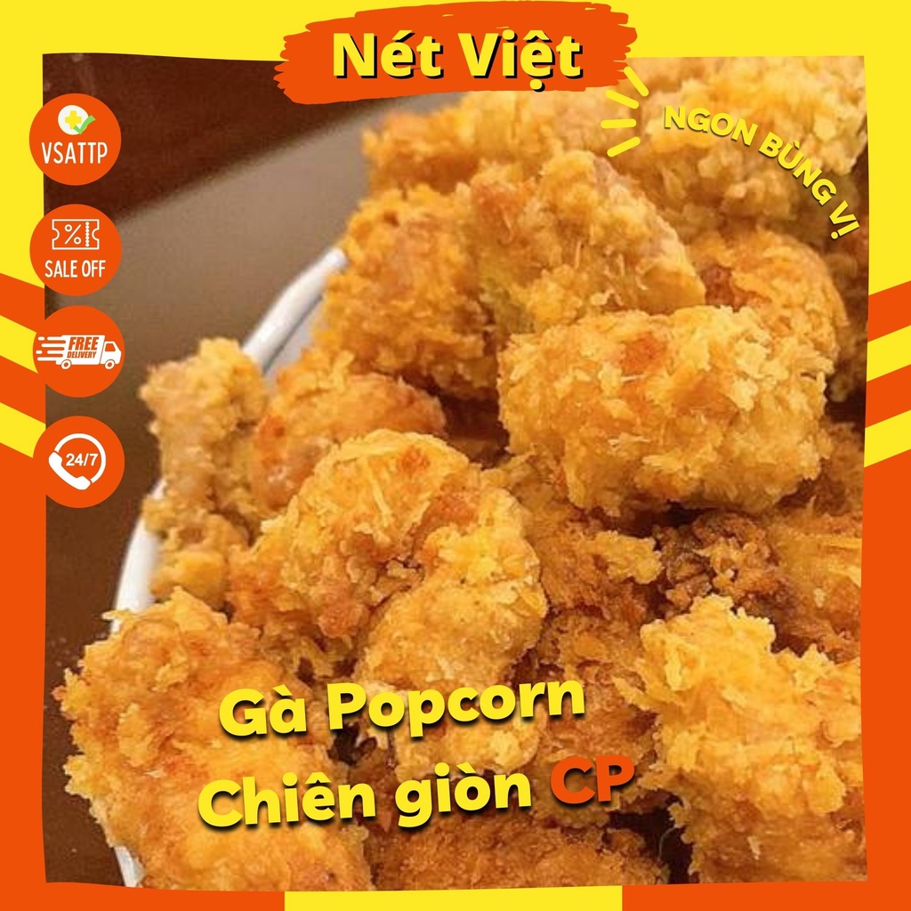 Gà Popcorn chiên giòn thương hiệu CP túI 300gr