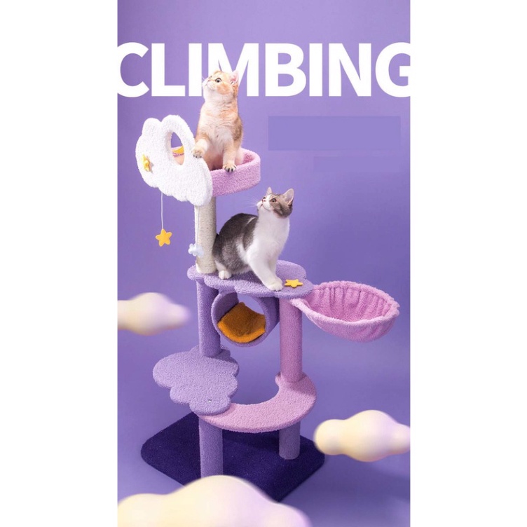 🌈TRỤ CÀO MÓNG, NHÀ CÂY LEO TRÈO CHO MÈO🌈 CỬA HÀNG MIN MON