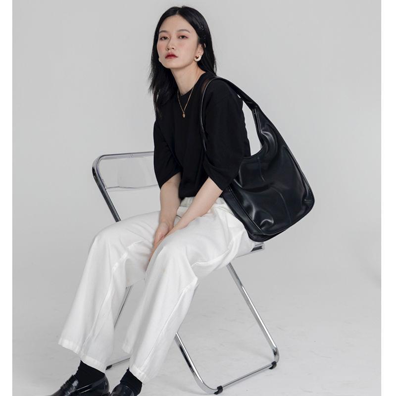 Túi Xách Đeo Vai Mềm Mại Thời Trang Đơn Giản Năm 2021 Cho Nữ