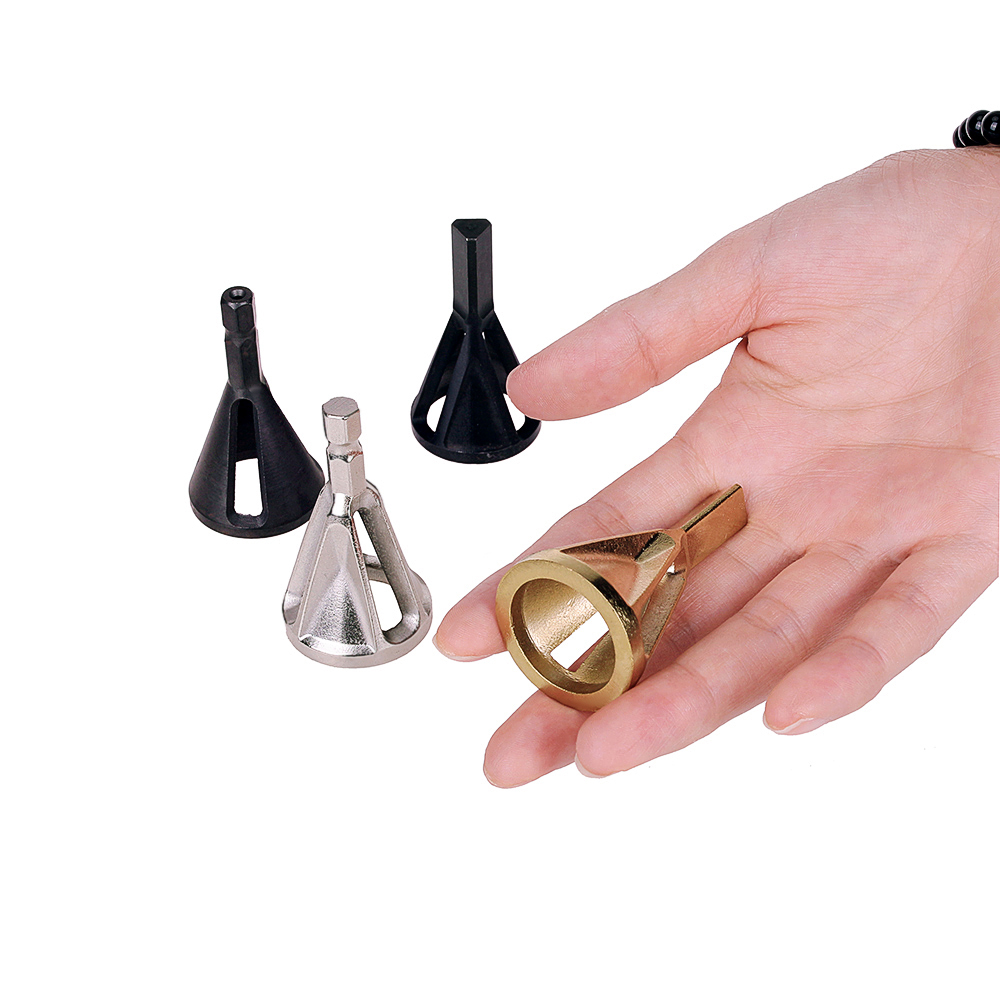 Mũi Khoan EKEZ 28Mm Dụng Cụ Vát Ngoài Đánh Cạnh Sắc Kim Loại Thép Không Gỉ Loại Bỏ Công Cụ Mài Cho Tất Cả Các Loại Máy Khoan Chuck