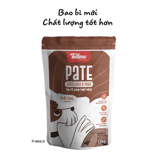 PATE GAN THỊT HEO TELLME TELL ME CHO CHÓ MÈO