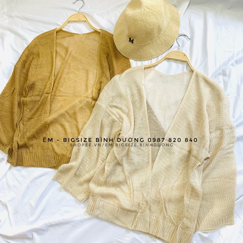 [BIGSIZE] ÁO LEN MỎNG Áo Cardigan Size Lớn | BigBuy360 - bigbuy360.vn