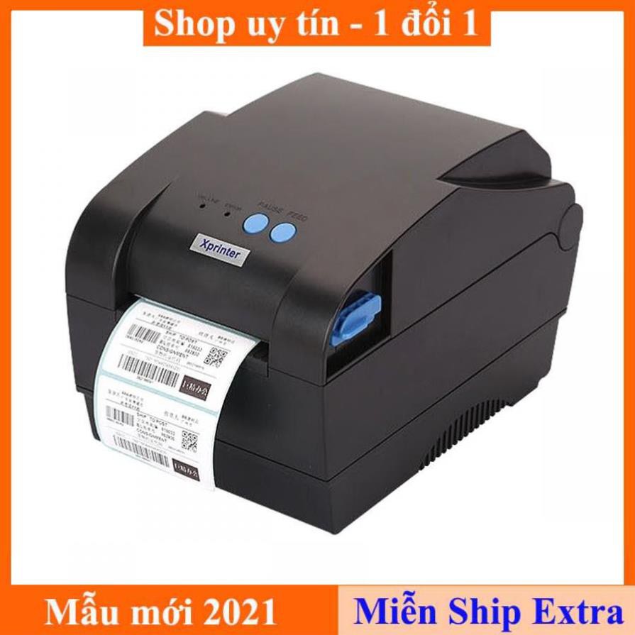 [HÀNG CHÍNH HÃNG-BH 12 tháng] Máy in mã vạch, in hoá đơn, in tem nhiệt khổ 80mm (2 tem) Xprinter XP-365B