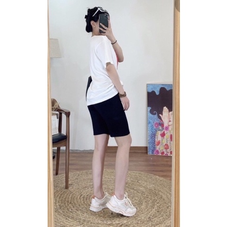 Quần Legging Lửng Ngố, Nâng Mông Cạp Cao , co giãn cực tốt bigsize _ QLG _ Lady