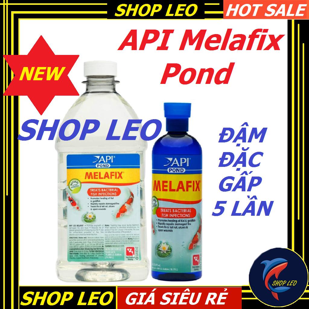 Melafix pond đậm đặc cho hồ cá cảnh của API Mỹ-MELAFIX POND chuyên xử lý Nấm Cá Và Diệt Khuẩn Tự Nhiên - shopleo