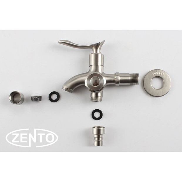 Vòi xả lạnh inox304 đa năng 2 đầu Zento SUS723