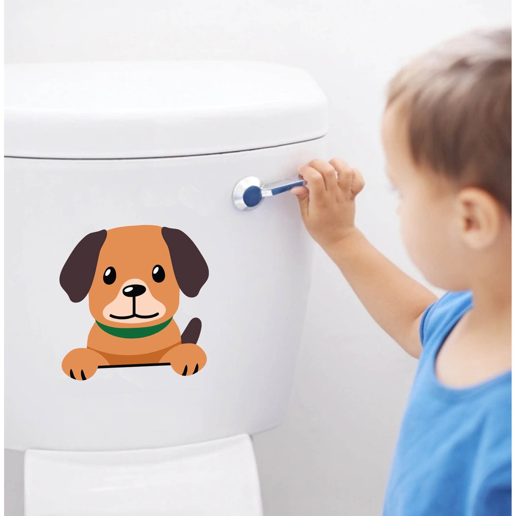 [SALE]- Miếng dán bồn cầu WC trang trí nội thất