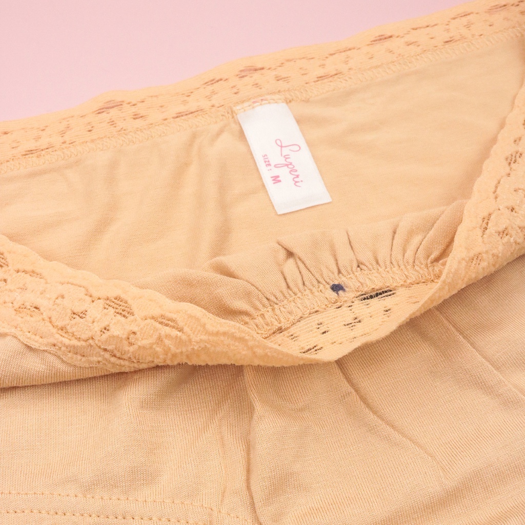Quần Lót Nữ Cotton Nhập Khẩu Cạp Cao Luperi Sp72 Mềm Mịn, Co Giãn, Không Lằn Mông, Kháng Khuẩn, Khử Mùi Rất Tốt