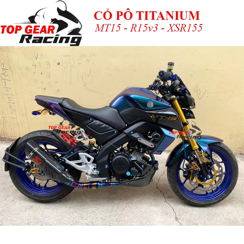 Pô Akrapovic R1 và Cổ Pô Inox 304 hoặc Titan Tặng Tiêu Giảm Thanh hoặc Ốc Titan &lt;TOPGEAR&gt;