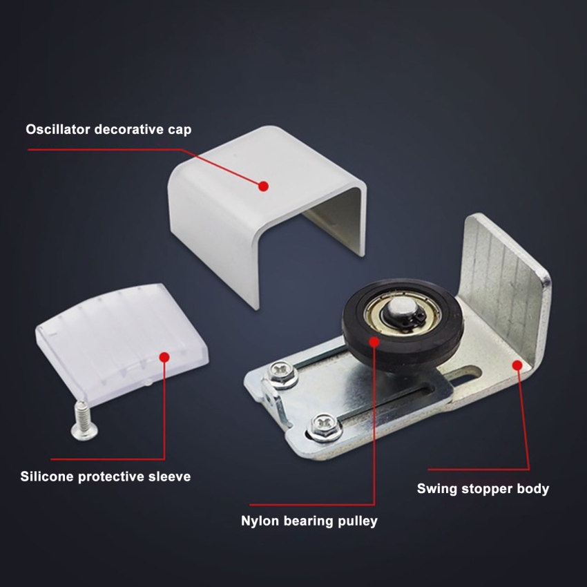Đường Ray Cửa Trượt Tự Động mini Bằng Thép Cứng Trơn Chống Ồn Có Thể Điều Chỉnh Độ Dài