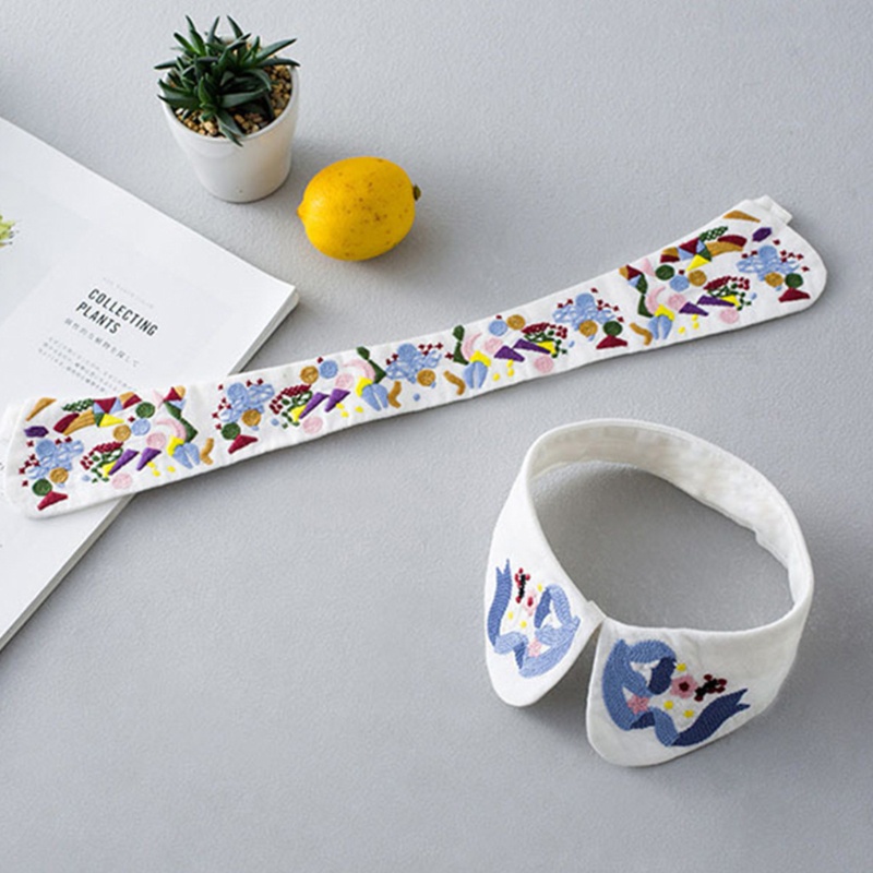 Cổ áo sơ mi giả thêu họa tiết nhiều màu sắc phong cách dân tộc cổ điển dành cho nữ
 | BigBuy360 - bigbuy360.vn