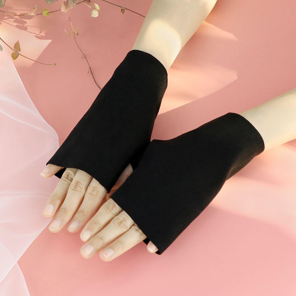 Găng Tay Len Co Giãn Màu Trơn Thời Trang Mùa Đông WMES15H Dành Cho Nữ