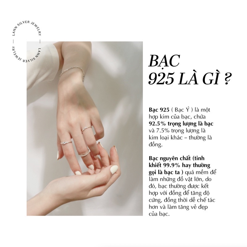 Vòng cổ bướm đá có viền BẠC S925 LANN N212