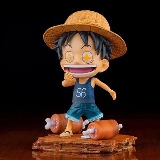 Mô hình One Piece - Luffy mê đùi heo
