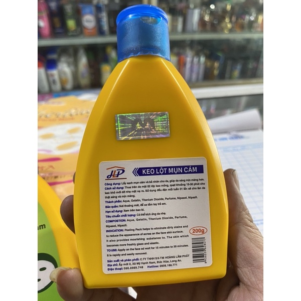 Gel lột mụn than tre nha dam200g hàng cty