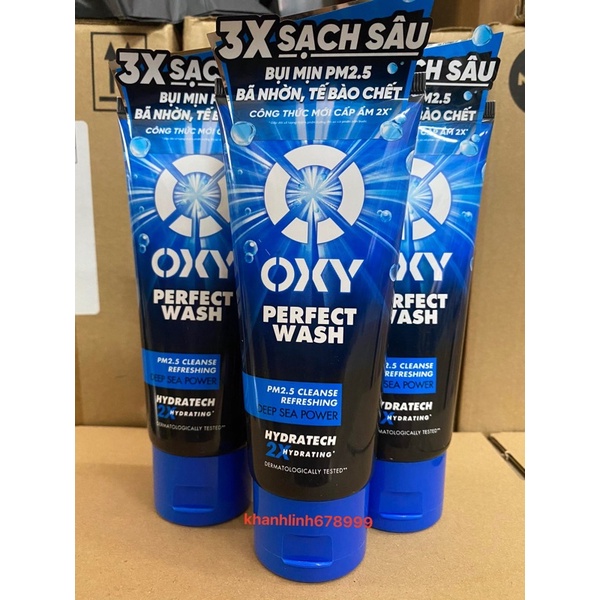 Kem rửa mặt oxy mát lạnh 100g ( xanh dương )