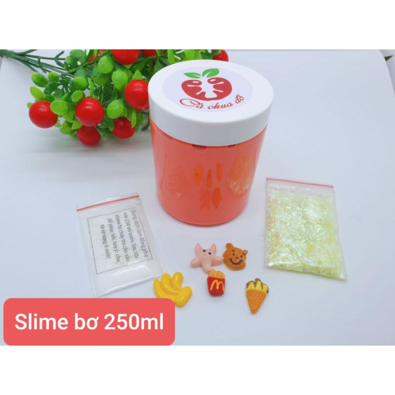 Slime bơ 250ml kèm quà tặng