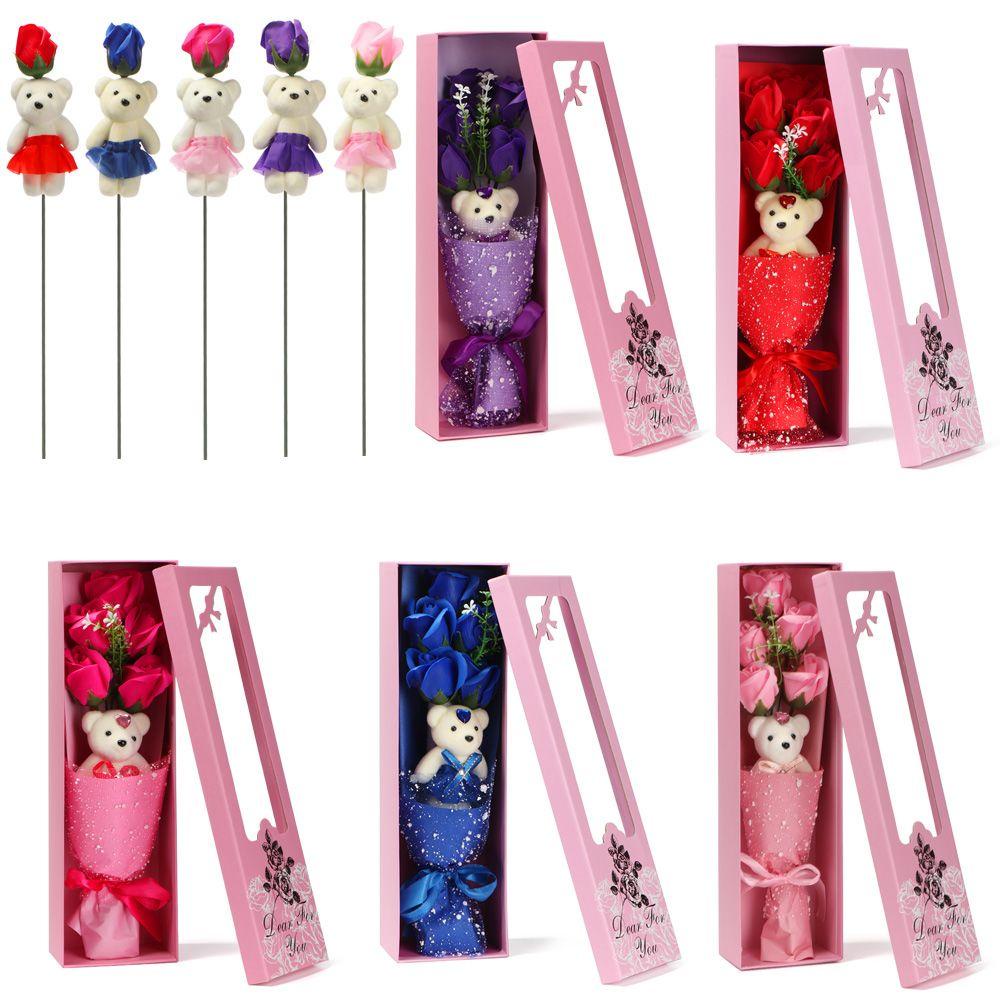 Xà Phòng Tắm Thơm Hình Gấu Hoạt Hình Lãng Mạn Trang Trí Nhà Cửa