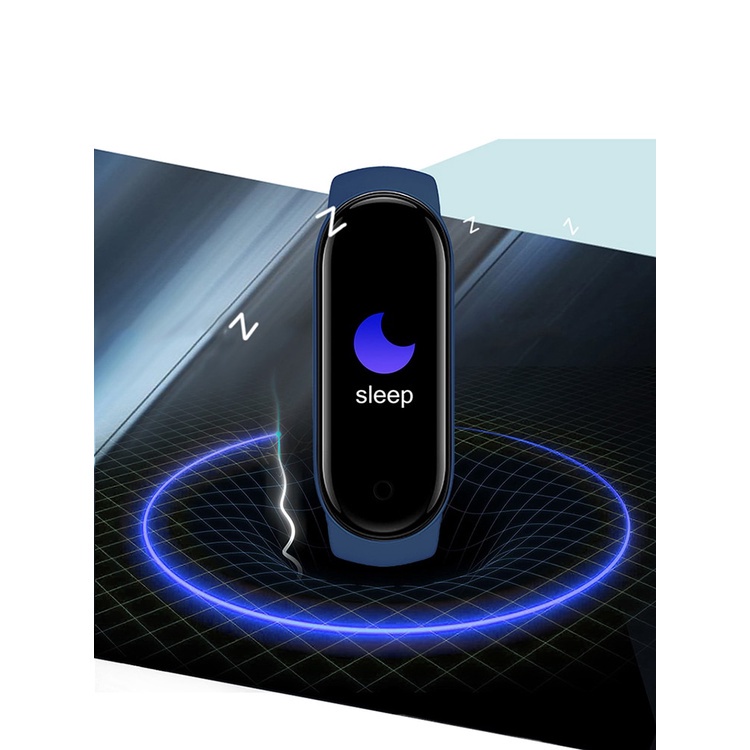 Đồng Hồ Thông Minh M6 Theo Dõi Nhịp Tim Chống Thấm Nước Kết Nối Bluetooth Cho Redmi Xiaomi